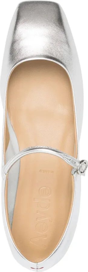 Aline Babies metallic ballerina shoes - Image 4