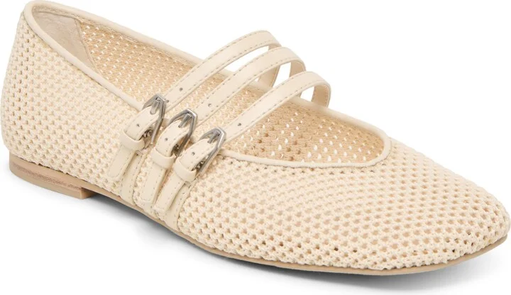 Alisen Mesh Mary Jane Flat