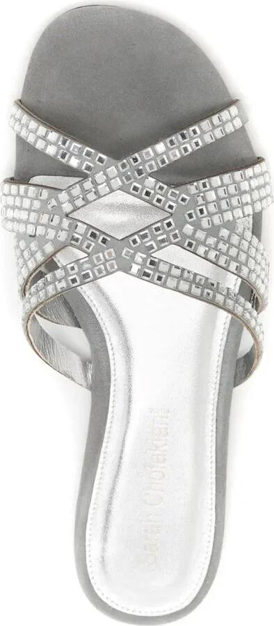 Alix crystal-embellished sandals - Image 4