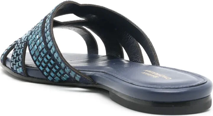 Alix studded leather slides - Image 3