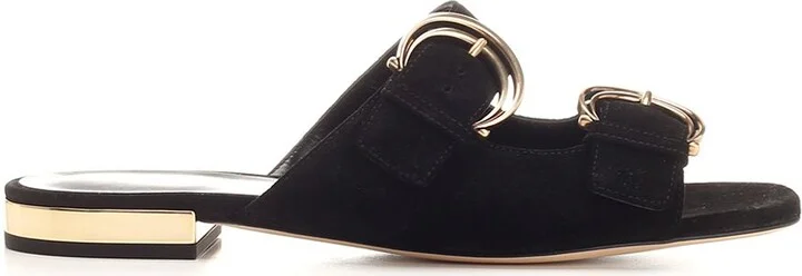 Alize Flat Double C Buckle Sleepers Black Scarpe Basse Black