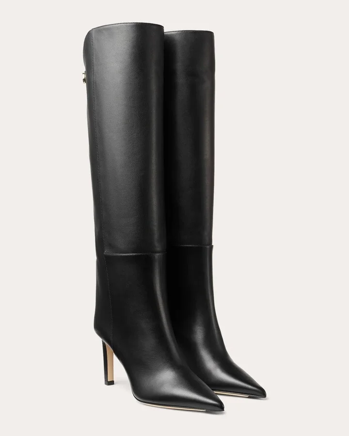 Alizze 85 Leather Knee-High Boot - Image 2