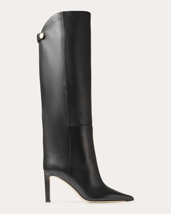 Alizze 85 Leather Knee-High Boot