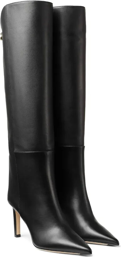 Alizze 85mm leather boots - Image 2