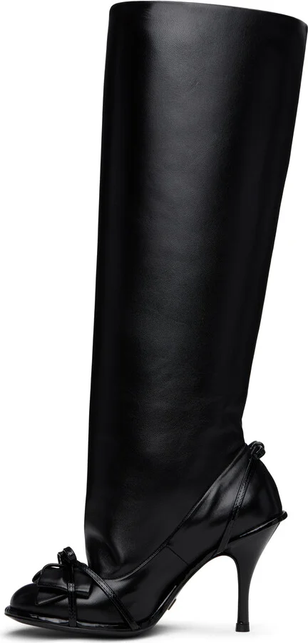 ALL-IN Black Double Tall Boots - Image 3