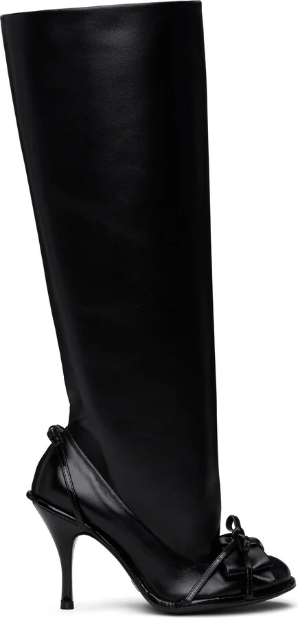 ALL-IN Black Double Tall Boots