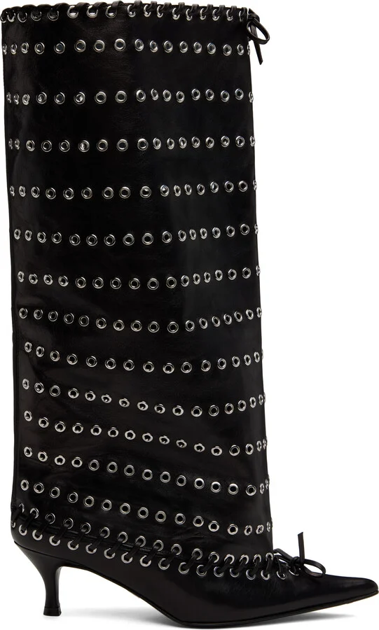 ALL-IN Black Grommet Level Boots