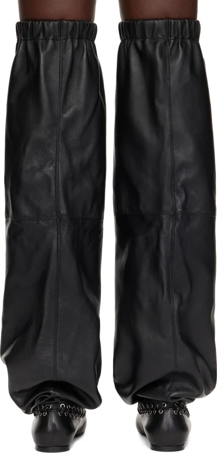 ALL-IN Black Level Flat Thigh High Tall Boots - Image 2