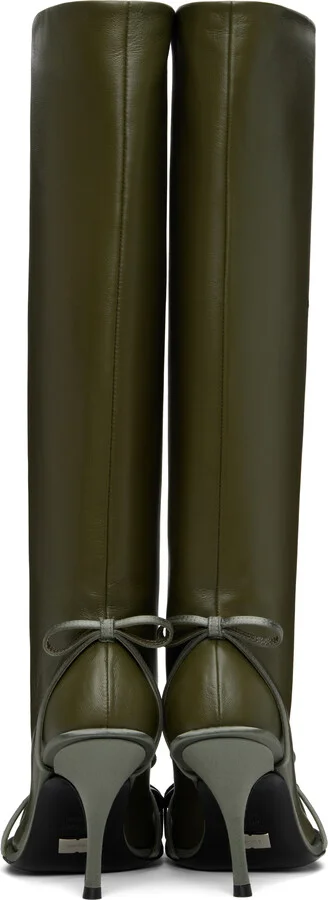 ALL-IN Khaki Double Tall Boots - Image 2