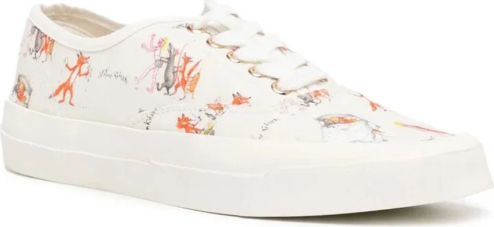 All-Over Graphic-Print Sneakers - Image 2