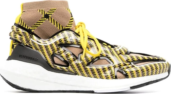 All-Over Graphic-Print Sock Sneakers