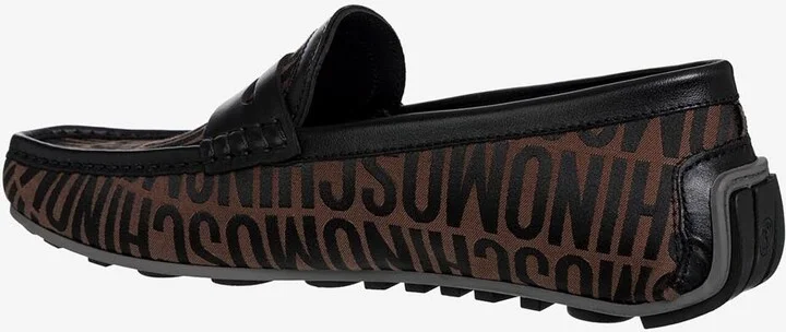 All-Over Jacquard Logo Driving Loafers - Image 2