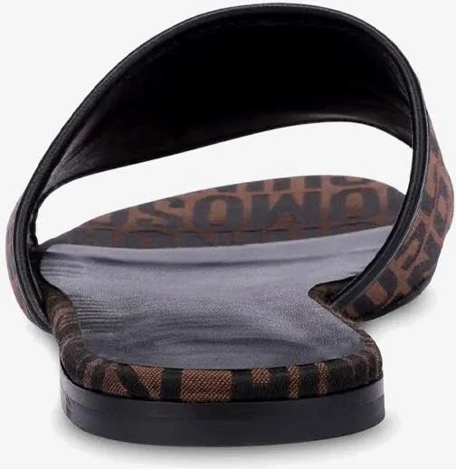 All-Over Logo Flat Sandals - Image 2