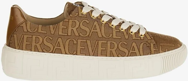 All-Over Logo Greca Sneakers