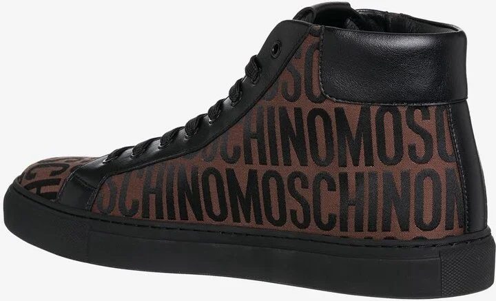 All-Over Logo High-Top Sneakers - Image 2