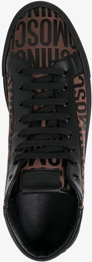 All-Over Logo High-Top Sneakers - Image 3