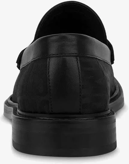 All-Over Logo Leather Loafers - Image 2