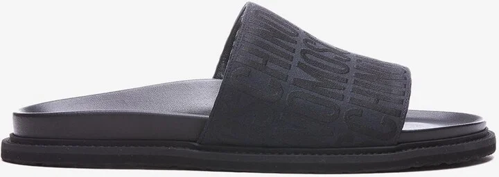 All-Over Logo Slide Sandals