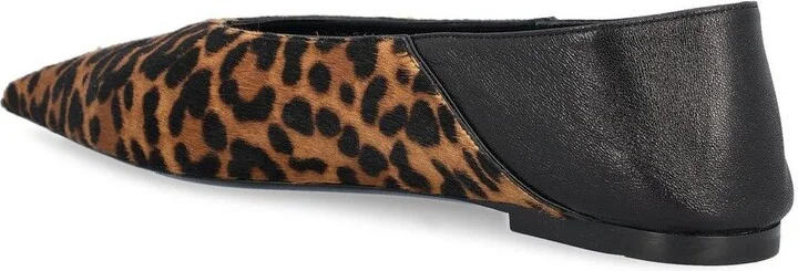 All-over Patterned Pointed Toe Flat Shoes - Image 3