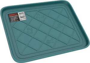 All Weather Boot Tray - Small Water Resistant Plastic Utility Shoe Mat for Indoor and Outdoor Use