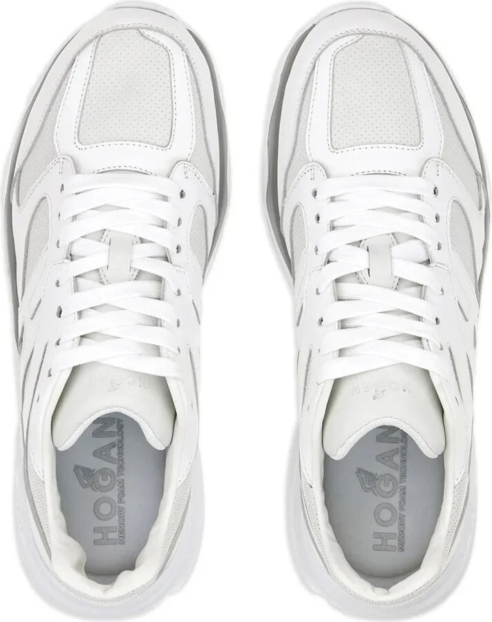 Allac panelled leather sneakers - Image 4