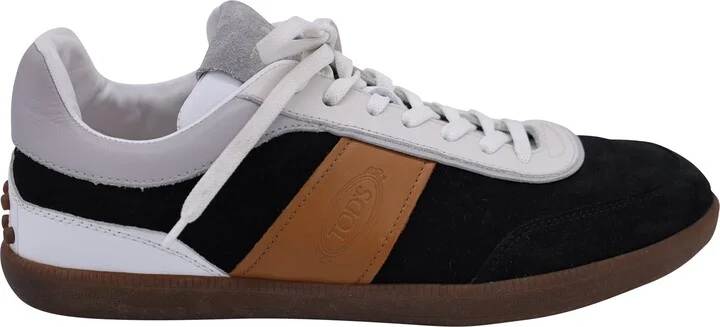 Allacciata Casetta Heritage Sneakers in Black Leather and Suede
