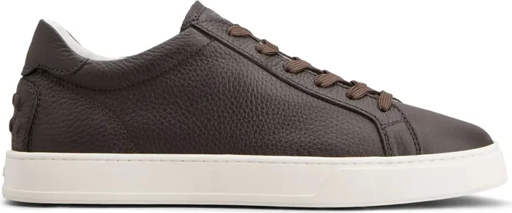 Allacciata Cassetta leather sneakers