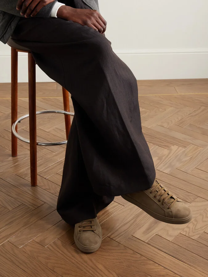 Allacciata Cassetta Rubber-Trimmed Suede Sneakers - Image 2