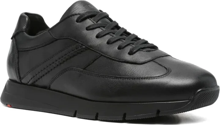 Allary leather lace-up sneakers - Image 2