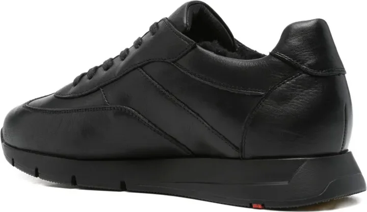 Allary leather lace-up sneakers - Image 3