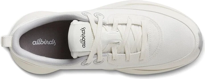 Allbirds Courier Women's Shoes Blizzard/Light Grey (Natural White) : 6 B - Medium, Rubber - Image 2
