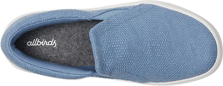 Allbirds Lounger Lift - Travel Women's Flat Shoes Hanami Blue (Blizzard) : 5 B - Medium, Canvas - Image 2