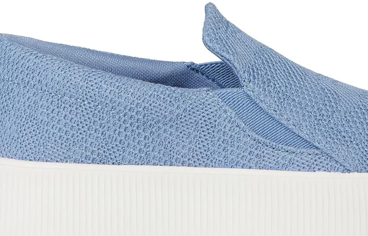Allbirds Lounger Lift - Travel Women's Flat Shoes Hanami Blue (Blizzard) : 5 B - Medium, Canvas - Image 7