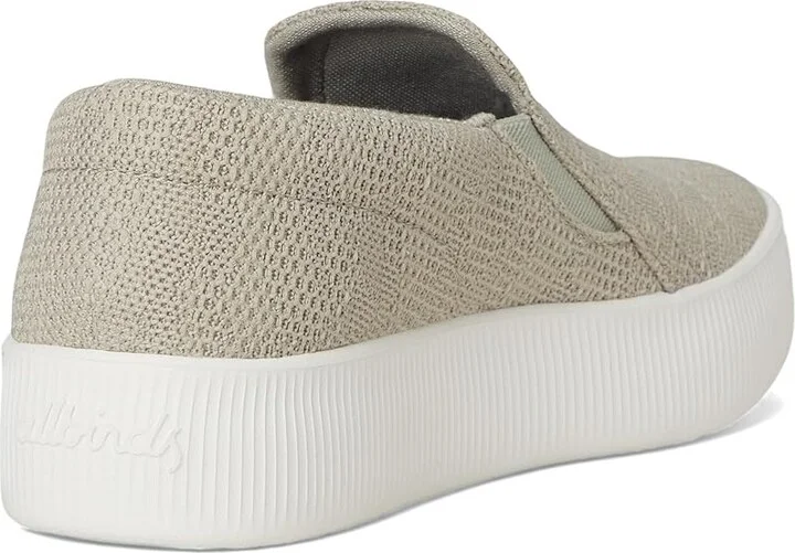 Allbirds Lounger Lift - Travel Women's Flat Shoes Weathered Grey (Blizzard) : 5 B - Medium, Canvas - Image 4