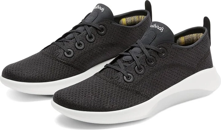Allbirds Superlight Tree Runner Men's Shoes Natural Black/Dark Grey (Blizzard) : 9 D - Medium, Lace/Polyester