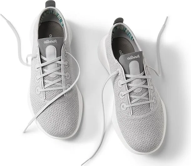 Allbirds SuperLight Tree Runner Women's Shoes Light Grey/Medium Grey (Blizzard) : 7 B - Medium, Rubber - Image 2