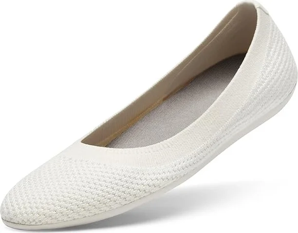 Allbirds Tree Breezer Women's Shoes Natural White (Natural White) : 9 B - Medium, Polyester - Image 4