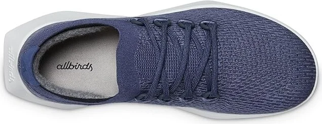 Allbirds Tree Dasher 2 Men's Shoes Hazy Indigo (Blizzard) : 8 D - Medium, Synthetic - Image 2