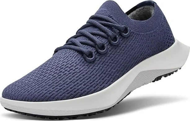 Allbirds Tree Dasher 2 Men's Shoes Hazy Indigo (Blizzard) : 8 D - Medium, Synthetic