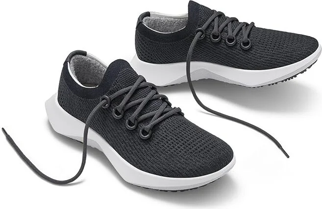 Allbirds Tree Dasher 2 Men's Shoes Natural Black (Blizzard) : 11 D - Medium, Synthetic - Image 4