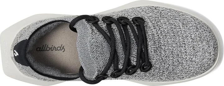 Allbirds Tree Dasher 2 Women's Shoes Blizzard, Natural Black (Blizzard) : 5 B - Medium, Synthetic - Image 2