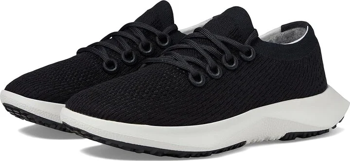 Allbirds Tree Dasher 2 Women's Shoes Natural Black (Blizzard) : 10 B - Medium, Synthetic