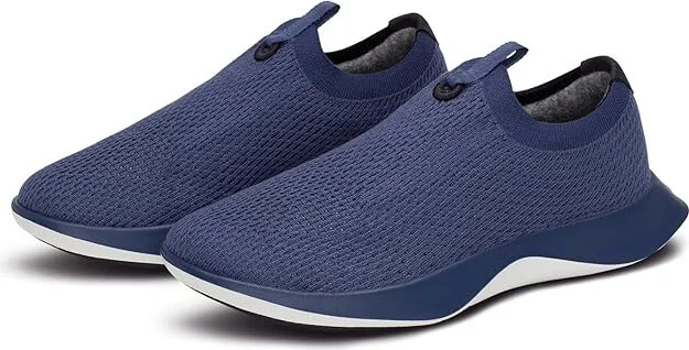 Allbirds Tree Dasher Relay Men's Shoes Hazy Indigo (Blizzard) : 10.5 D - Medium, Synthetic