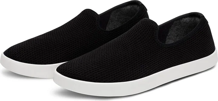 Allbirds Tree Lounger Women's Shoes Natural Black (Blizzard) : 11 B - Medium