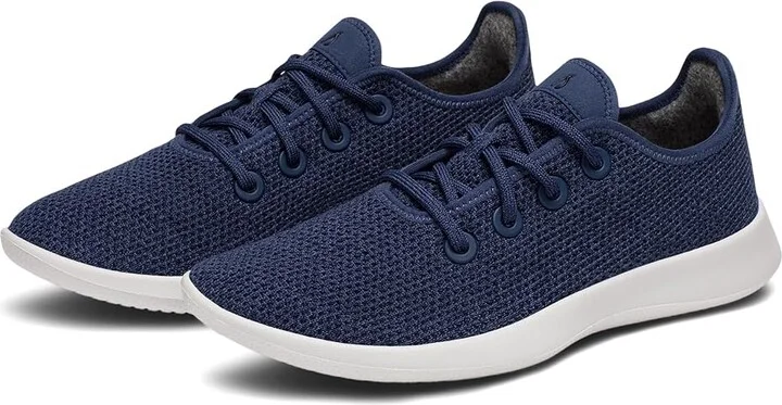 Allbirds Tree Runner Men's Shoes Hazy Indigo (Blizzard) : 14 D - Medium, Synthetic
