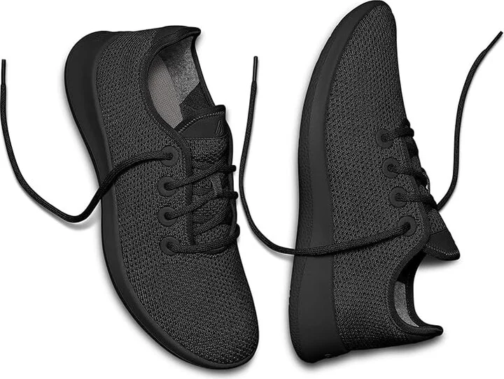 Allbirds Tree Runner Men's Shoes Jet Black (Black) : 10 D - Medium, Synthetic - Image 3