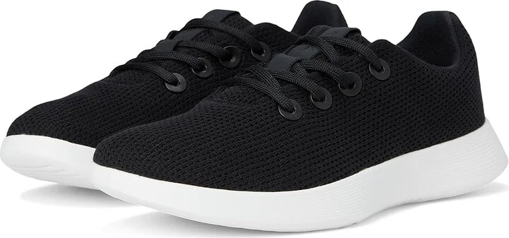 Allbirds Tree Runner NZ Men's Slip on Shoes Natural Black (Blizzard) : 12 D - Medium, Synthetic