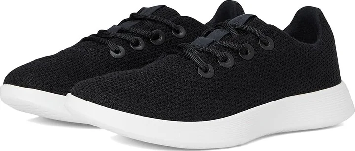Allbirds Tree Runner NZ Women's Snow Shoes Natural Black (Blizzard) : 6.5 B - Medium, Synthetic