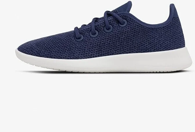 Allbirds Tree Runner Women's Shoes Hazy Indigo (Blizzard) : 8 B - Medium, Synthetic - Image 5