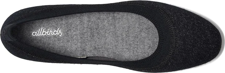Allbirds Wool Breezer Women's Flat Shoes Natural Black (Natural Black) : 5 B - Medium - Image 2